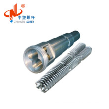 Hot sale conical twin screw barrel for plastic pvc extrusion